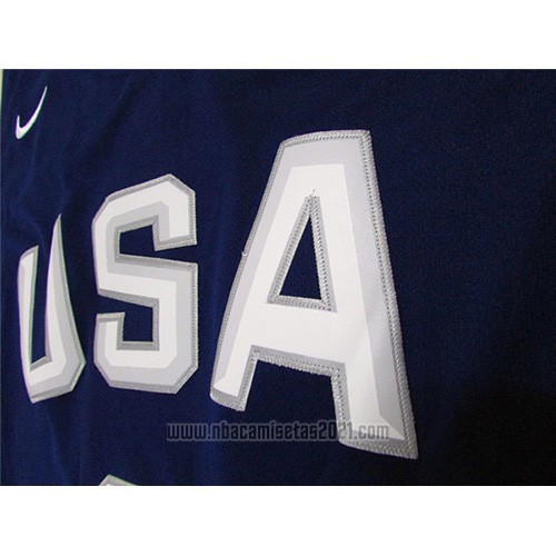 Camiseta USA 2016 DeMar DeRozan #9 Azul